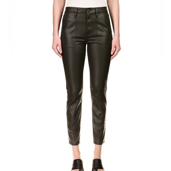 SANCTUARY High-Rise Stretch Denim Ankle Jeans Fitted Skinny-Leg Women's 25“olive - Picture 1 of 8